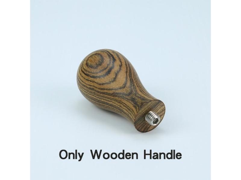 Coffee Tamper Powder Hammer 304 Stainless Steel Golden Solid Wood Handle 51MM Carousel 1