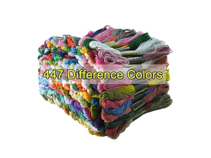 Full Set Of 447 Colors Anchor Similar DMC Cross Stitch Thread For Craft DIY Carousel 2