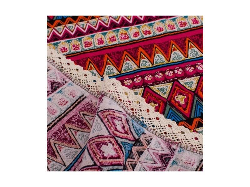 CFen A Bohemian Soft Cotton Stripe Dining Tablecloth Multi Sizes 1 Piece Carousel 1