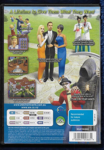 (PC CD-ROM) The Sims 2 (+2 expension packs) Carousel 2