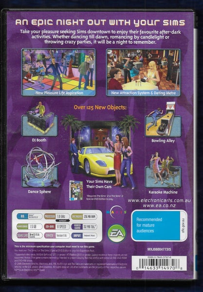 (PC CD-ROM) The Sims 2 (+2 expension packs) Carousel 6