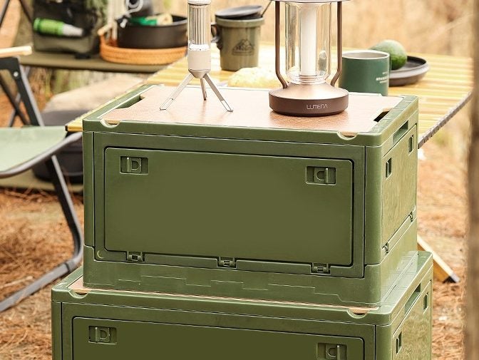 Folding Storage Box – Large 50L Outdoor Camping Organizer Carousel 1