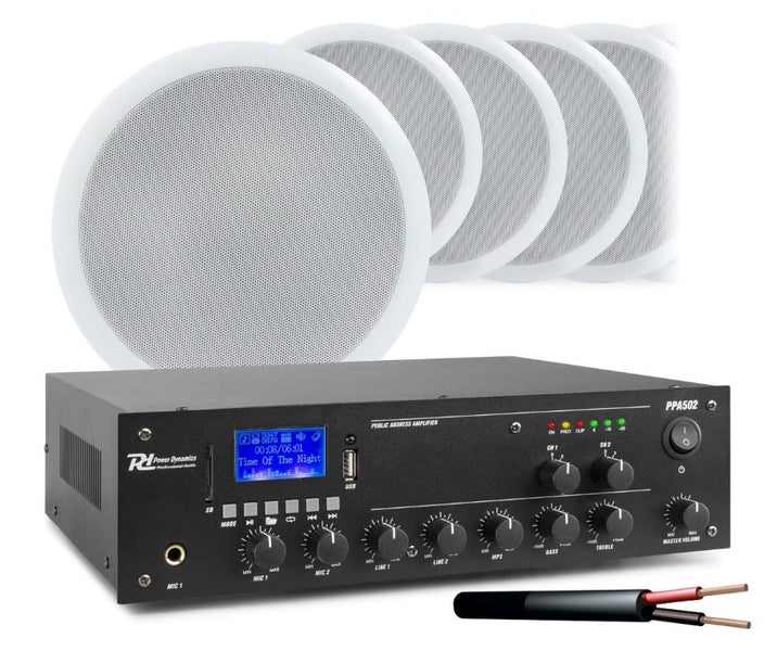 2 Zone 100V Mixer-Amplifier 50 Watt Combo Carousel 1