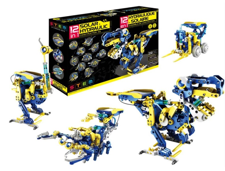 12-in-1 Solar & Hydraulic Construction Kit Carousel 1