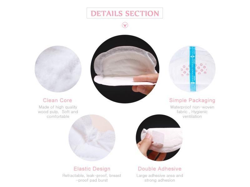SLAIXIU Breast Pads Nursing Pads Disposable Breast Pads Breastfeeding Carousel 1