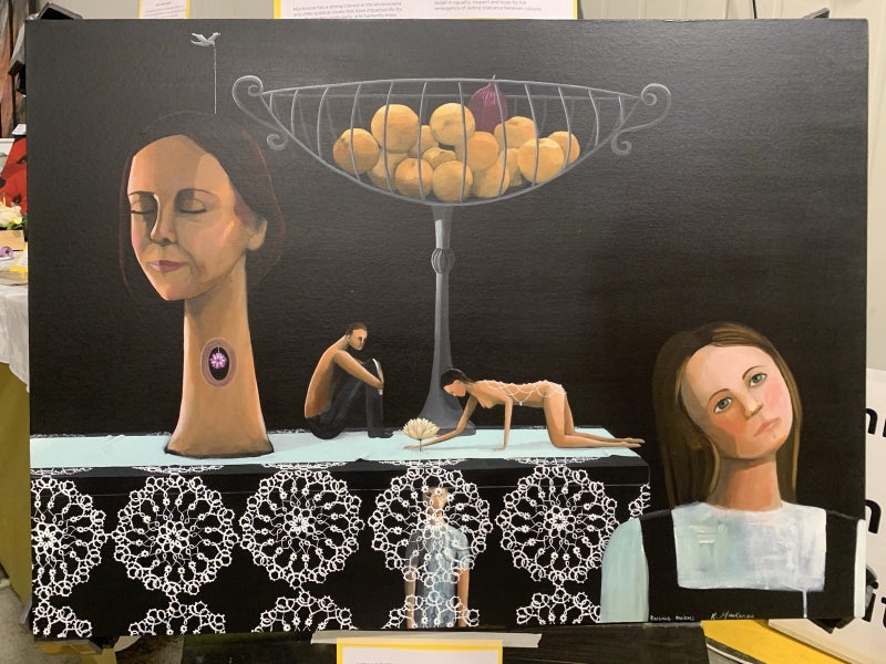 Raising Onions Painting by Kate Mackenzie Carousel 1