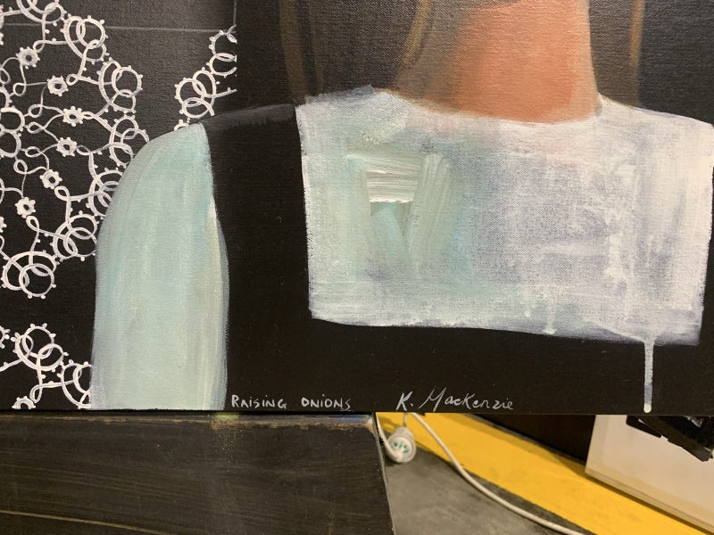 Raising Onions Painting by Kate Mackenzie Carousel 2