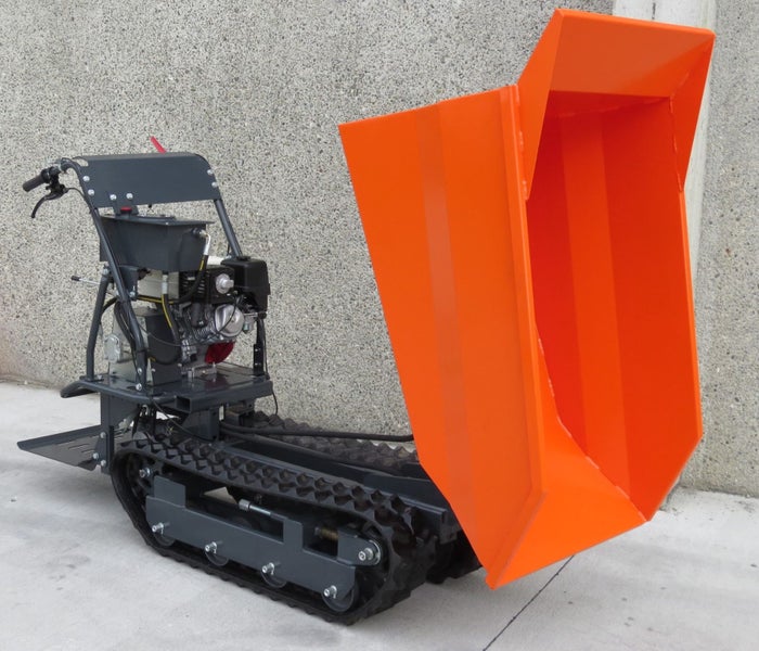 ALTO Tracked Dumper 500kg with Hydraulic Tip and ride-on platform Carousel 4