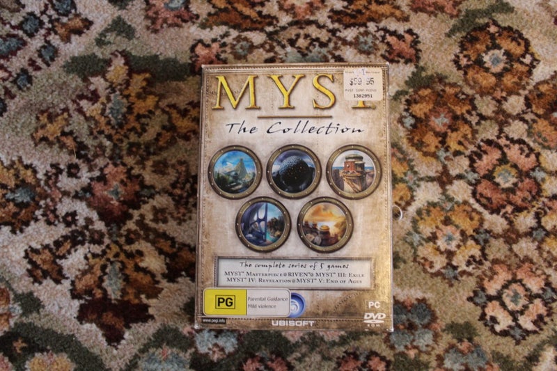 MYST The Collection PC Game Box Ubisoft 2006 Gaming Carousel 1