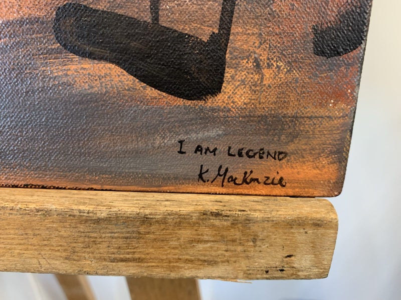 I am legend- painting by Kate Mackenzie Carousel 2