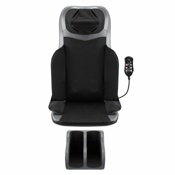 Massage Chair Neck Back Cushion Seat Foot Massager Carousel 13