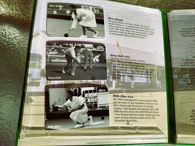 Bowls New Zealand World Champions Investment Phonecard Set Mint condition Carousel 2