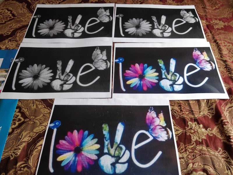 "LOVE" Prints Carousel 1