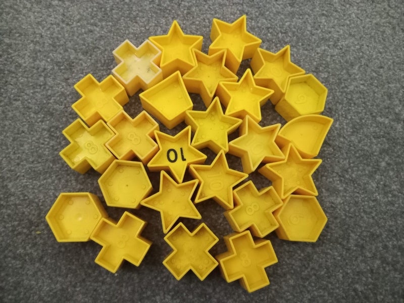 SPARE TUPPERWARE SHAPE-O SHAPES, PARTS - $4 each! Carousel 1