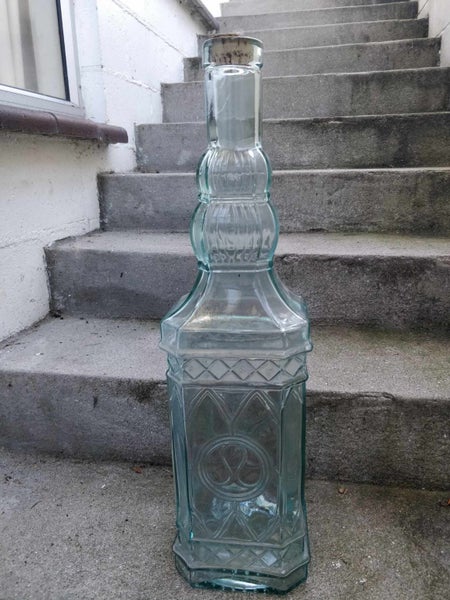 Large Glass Collectible bottle - Made In Italy Carousel 1