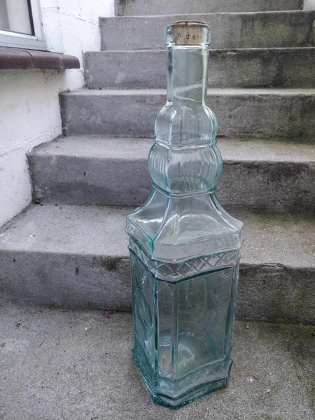 Large Glass Collectible bottle - Made In Italy Carousel 2