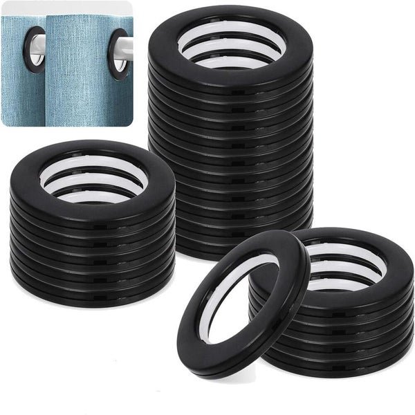 20PCS Roman Blind Window Curtain Ring Curtain Grommets Curtain Eyelet Rings Carousel 1