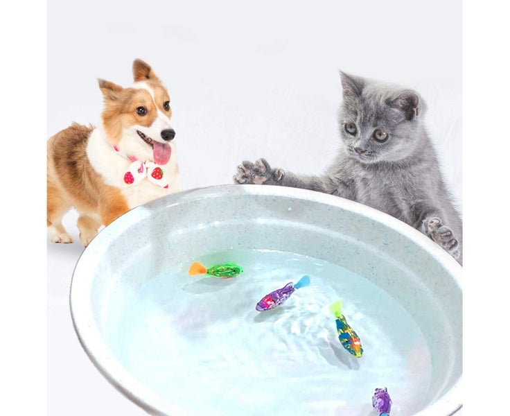 Interactive Robot Swimming Fish Toys for Cat,Best Water Cat Toy for Indoor Carousel 2