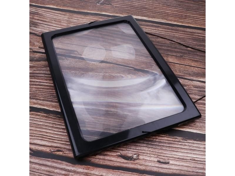 Triple Reading Lens Magnifier 3X Full Page With 4 LED Lights Stand For Seniors Carousel 1
