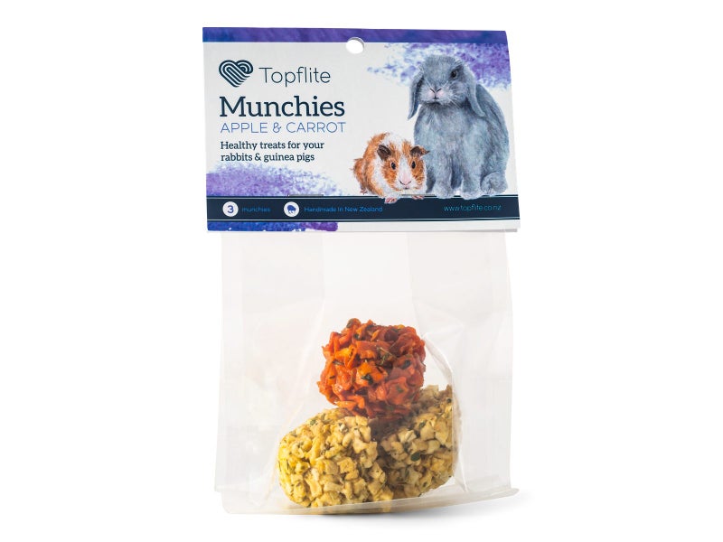 Topflite Rabbit & Guinea Pig Treat Munchies 3pk Carousel 1