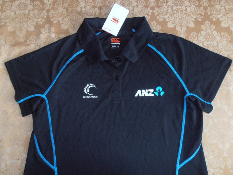 SILVER FERNS NETBALL OFFICIAL TOP- ( Size-16 ) Carousel 2
