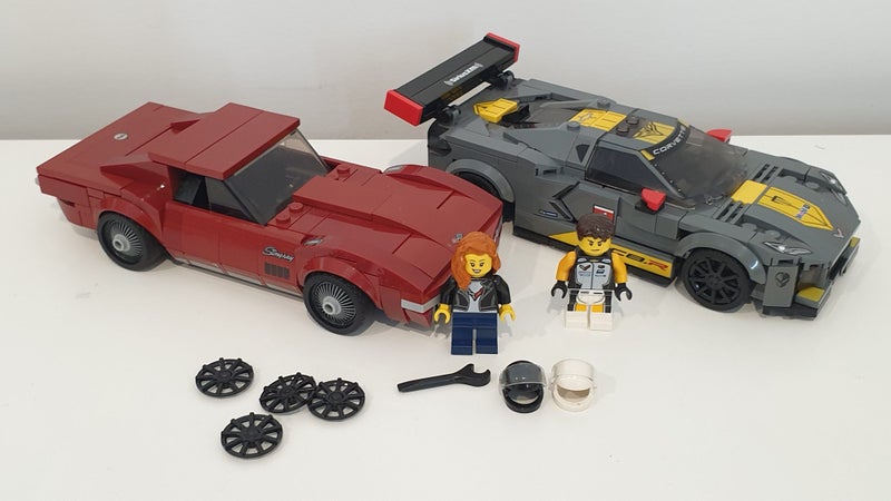 Lego Speed Champions Chevrolet Corvette C8.R Race Car 1968 Chevrolet Corvette Carousel 1