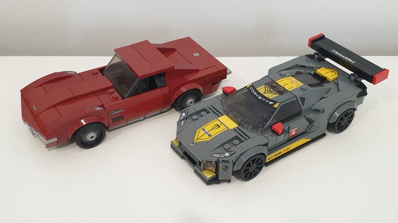Lego Speed Champions Chevrolet Corvette C8.R Race Car 1968 Chevrolet Corvette Carousel 2