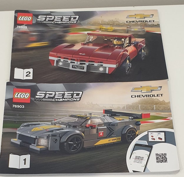 Lego Speed Champions Chevrolet Corvette C8.R Race Car 1968 Chevrolet Corvette Carousel 3