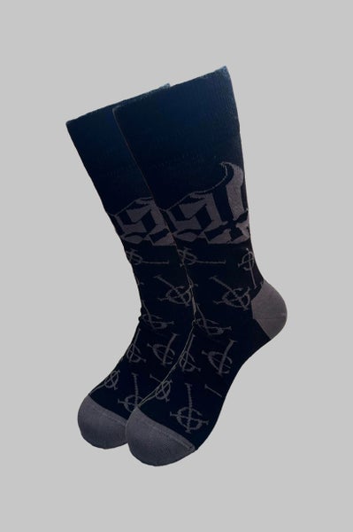 Ghost Symbol Band Logo Pattern Ankle Socks Carousel 3
