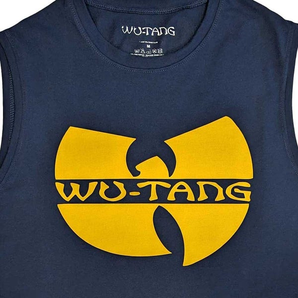 Wu-Tang Clan Tank Top Muscle T Shirt Logo new Official Unisex Demin Blue Carousel 2