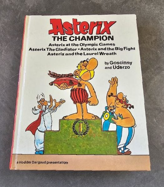 Asterix The Champion. Hardback in As New Condition. Contains Four Titles. Carousel 1