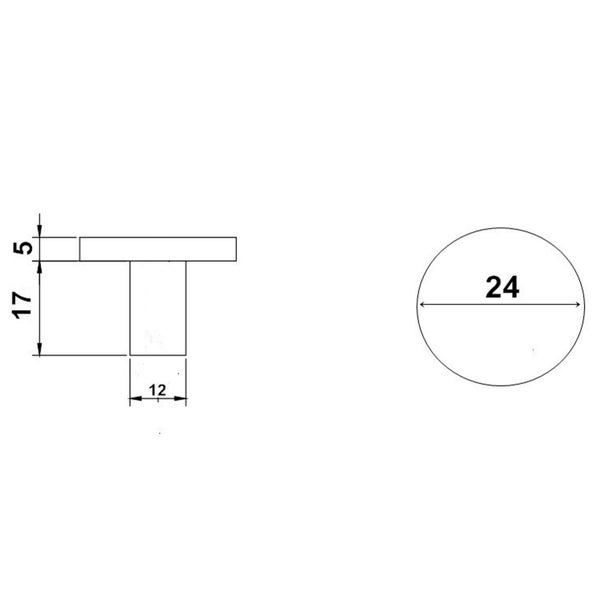 Klässich Cabinetry Knob - Gunmetal Carousel 2
