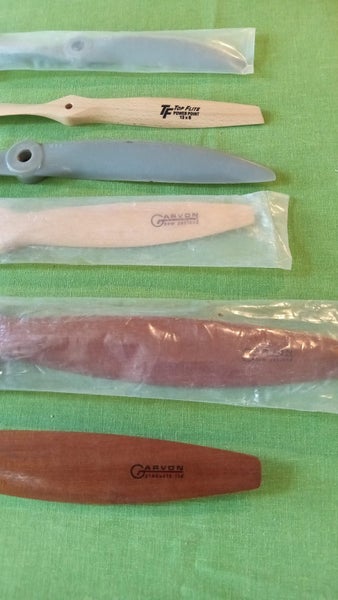 6 PROPS Carvon, APC, Top Flite. Carousel 3