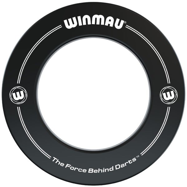 Winmau - NEW Printed Dartboard Surround - Black Carousel 1