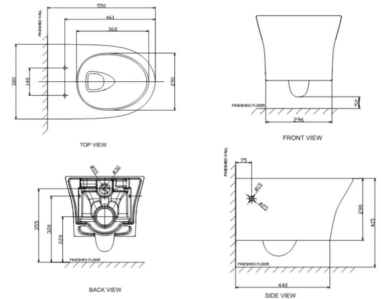 SIGNATURE WALL HUNG TOILET PACKAGE Carousel 2