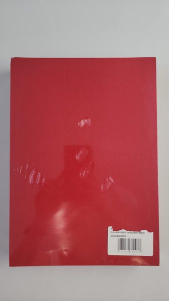 Red Binding Covers 300GSM Leathergrain A4 Carousel 1