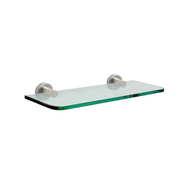 DELETED LINE - PROJECT GLASS SHELF 450MM BRUSHED NICKEL Carousel 1