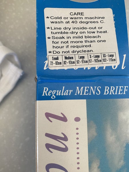5 Pairs Mens "In Control" Light Incontinence Protection-Small Only Carousel 5