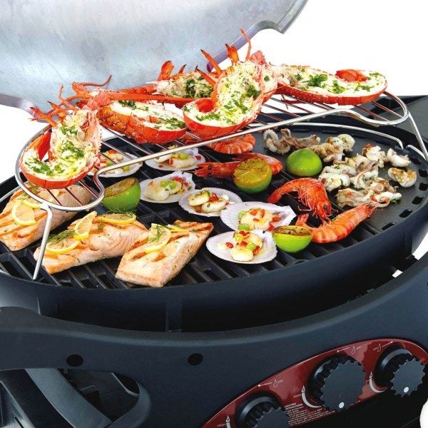 Ziegler and Brown BBQ Triple Warming Rack Carousel 1