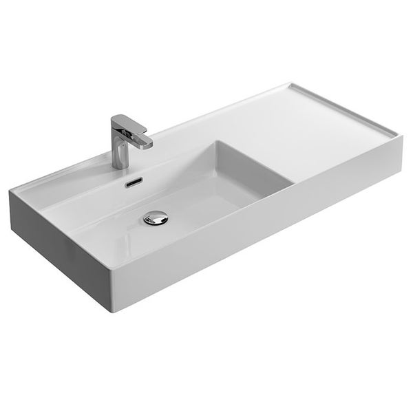 KIUB 1010 LEFT HAND WALL BASIN WHITE628638465895711127