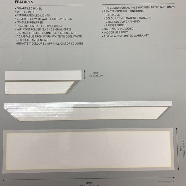 Artika Skyshade Smart LED Lighting Panel Carousel 6