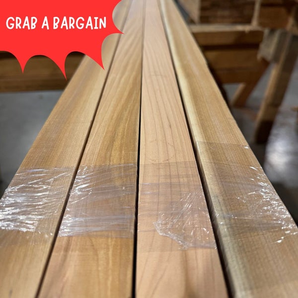 38x18mm CANADIAN WESTERN RED CEDAR CLEARS SQUARE DRESSED Carousel 1