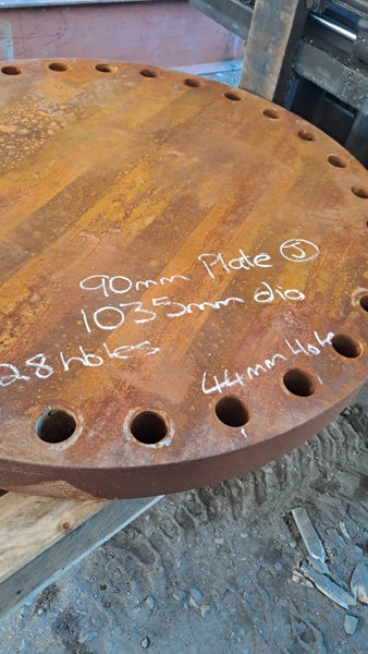 Mild Steel Disc Plate, 90mm Thick, 1035mm Diameter Carousel 2
