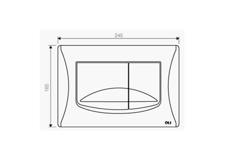 EXDISPLAY - GARDA BTW PAN WITH INWALL CISTERN & PUSH PLATE PACKAGE Carousel 9