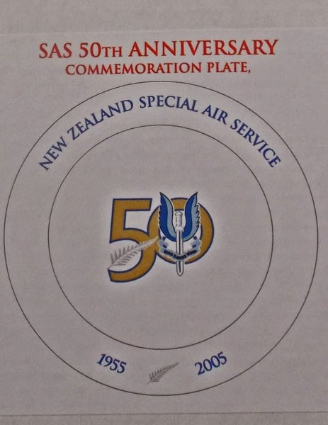 50th Golden Jubilee Wall PLATE NZSAS Special Air Service 2005 Ltd. Ed. 1 of 250 Carousel 4