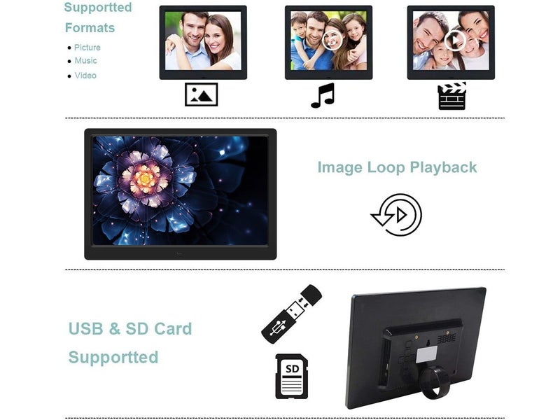 PTN New 15" Smart Digital Photo Frame Clearance - Clearance Carousel 2