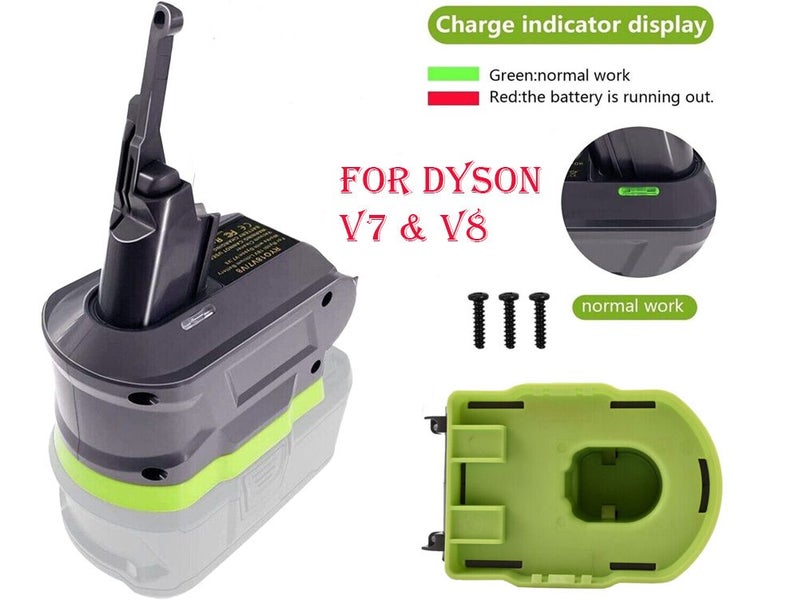 Ryobi 18V Battery to Dyson V6 Battery Converter Adapter - (NZ Clearance) Carousel 1