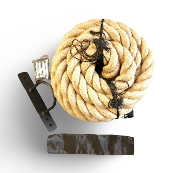 50mm Battle Ropes, CrossFit jute ropes & Gym ropes | 9m, 12m or 15m x 50mm Carousel 1