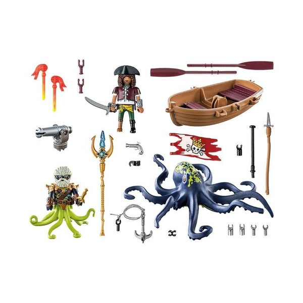 Playmobil Battle Against The Giant Octopus Carousel 1