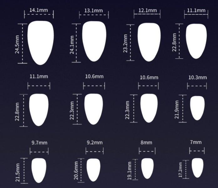 Halloween wear nail spider flash nail short almond shape 24 pieces Carousel 5